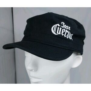 Jose Cuervo Military Style Cap‎ Hat Black Hook & Loop Quake City Caps